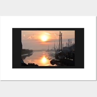 Sunrise, Maldon, Essex, England Posters and Art